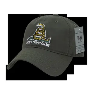 212 MAIN Gadsden Flag Casual Relaxed Graphic Cap, Olive