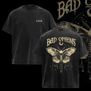 Vintage Retro Bad Omens Moth Bad Omens T-Shirt 2 sided  , Bad Omens Shirt , Rock Band Shirt, Retro Music Tee, Rock Music Lover Shirt, Vintage Band Shirts Casual Comfort Cotton Fabric Fit Top , Top Men's and Women's Clothing . SpringStatements