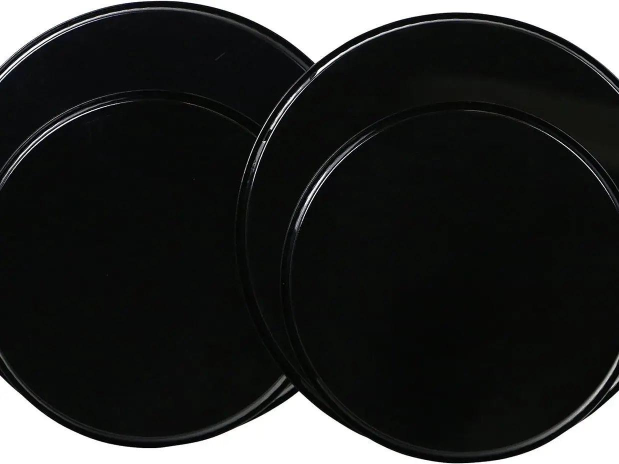 Electric Stove Burner Covers, Set of 4, Black