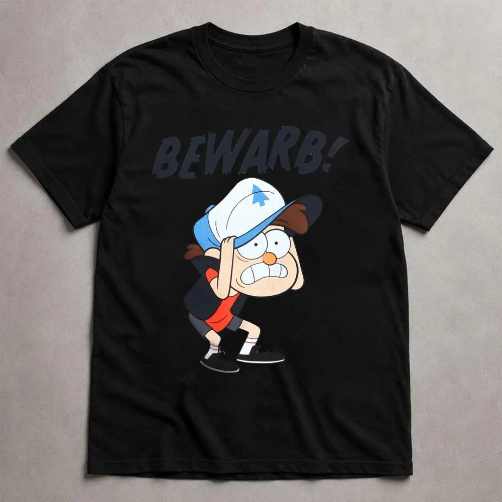 Gravity Falls Bewarb! Dipper T-Shirt, Gravity Falls Character Graphic Tee, Classic Cartoon Fan T-Shirt