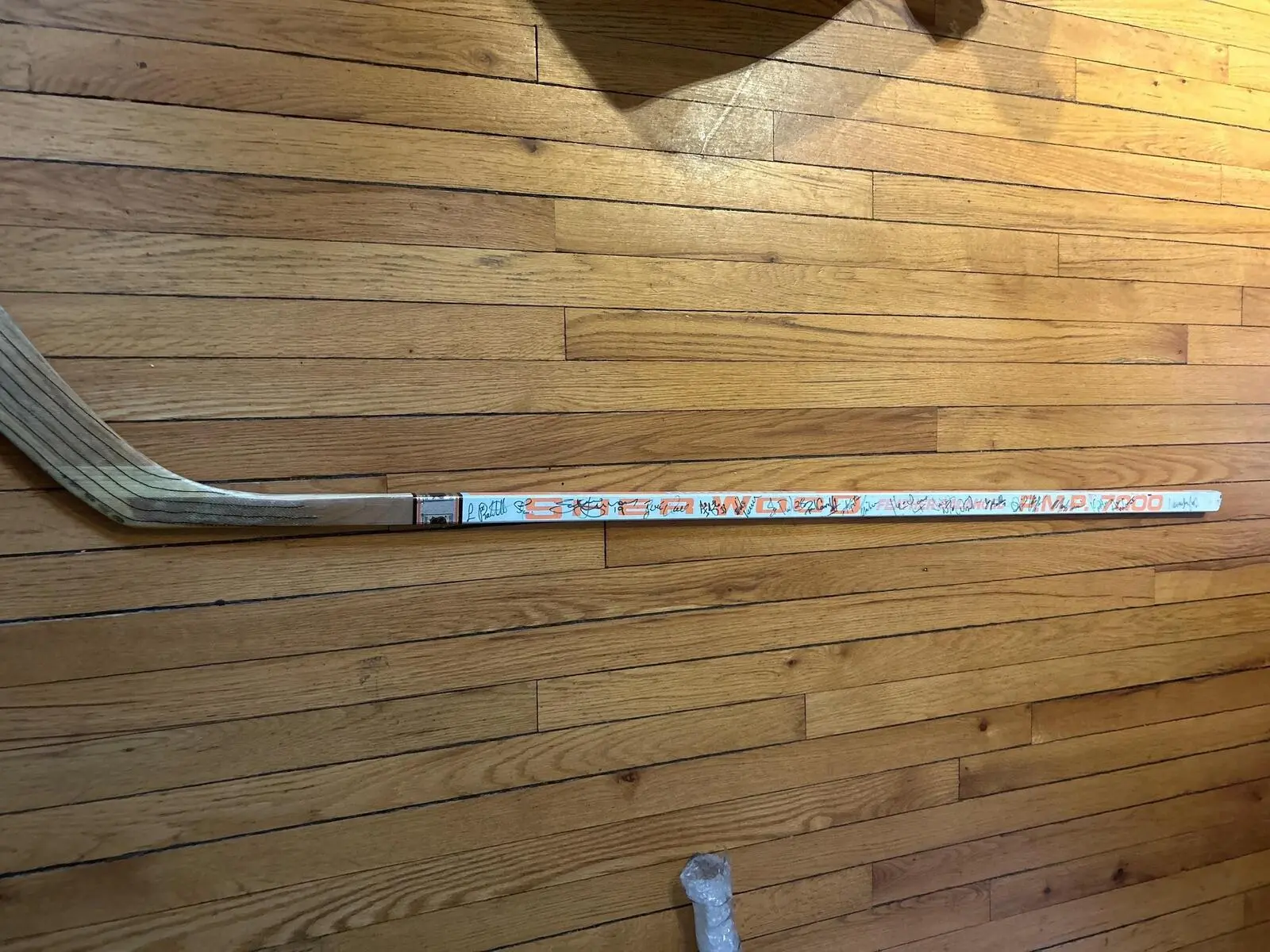 1988-89 Signed Autographed All-Star Hockey Stick (20) Gretzky, Messier, Yzerman, Robitaille, McInnis, Kurri, Hull Nieuwendyk +12 JSA Coa