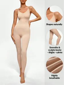 Seamless Breathable Full Body Shapewear Bodysuit Tummy Control Butt Lifter Slimming Pants for Women