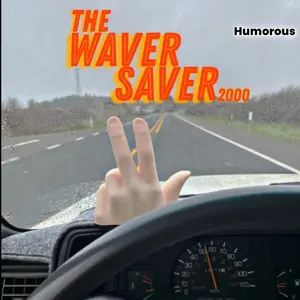 Social Butterfly Funny Car Ornament, Waving Gesture, Universal Design, Humorous Car Decor, Suitable for Pranks, Car Desktop Decor