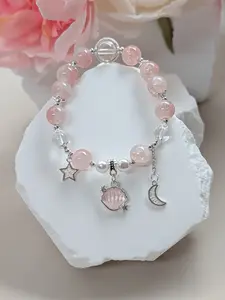 Seafoam Shell & Starry Bracelet