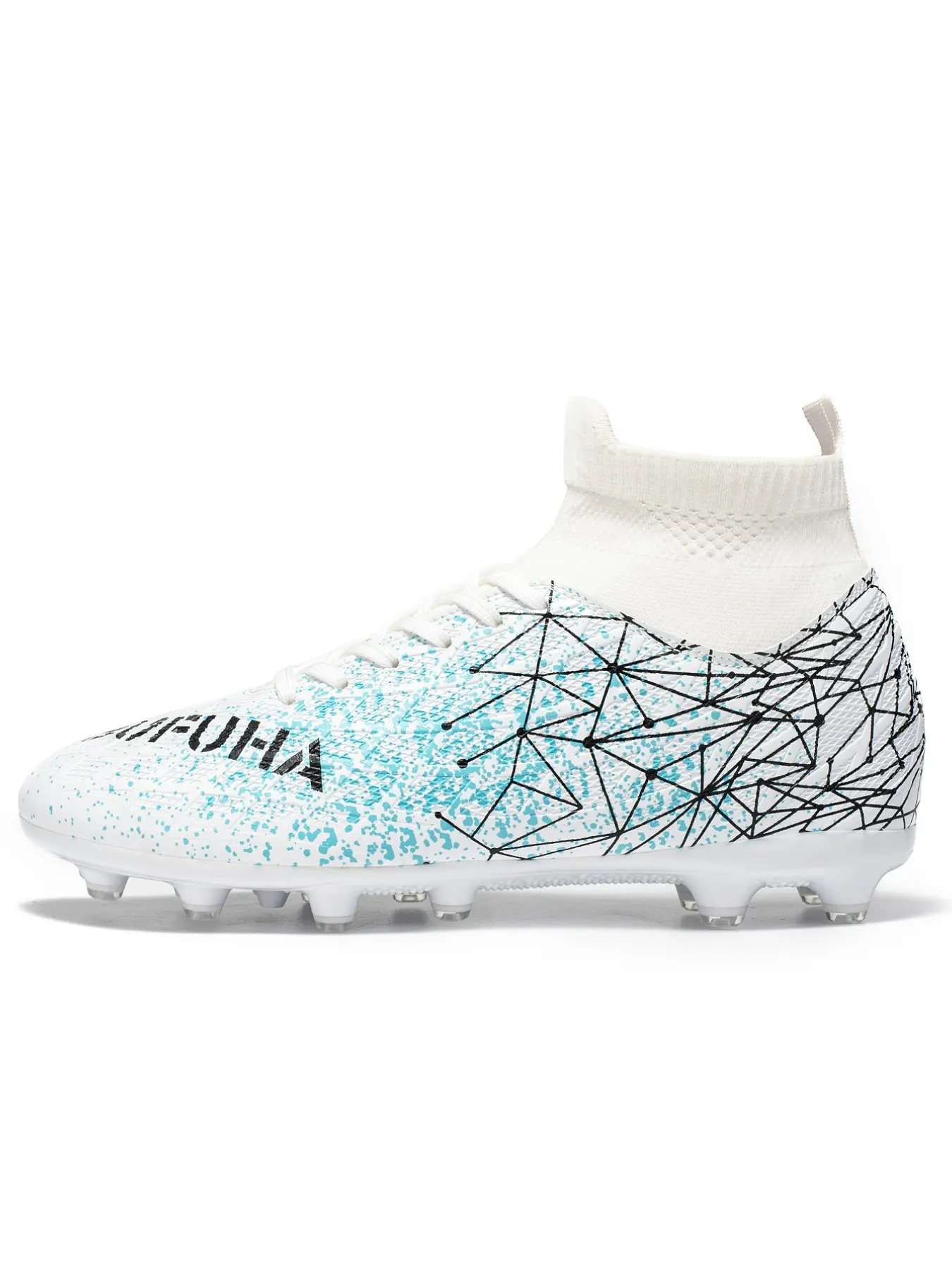 Boys Girls Football Shoes, Unisex Artificial Grass Sports Sneakers, Youth Soccer Shoes, Indoor Outdoor Track Field Competition, Hard Court Soccer Cleats, Sporty Soccer Shoes