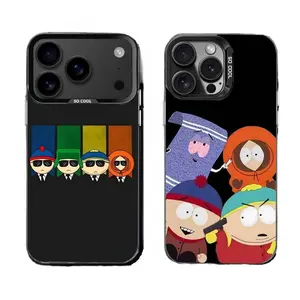 Cartoon Funny South Park Phone Cases For iPhone 17 16 15 14 13 12 11 Promax Pro Air Plus Black Matte Shockproof Cover