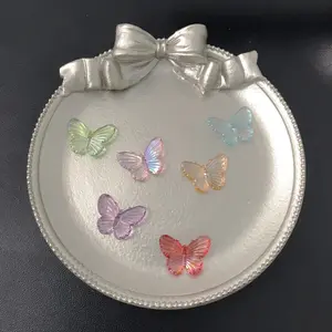 Colorful Chunky Butterfly Shape DIY Handmade Accessories Hair Clip Earring Bracelet Necklace Making Materials Creative Decoration Supplies