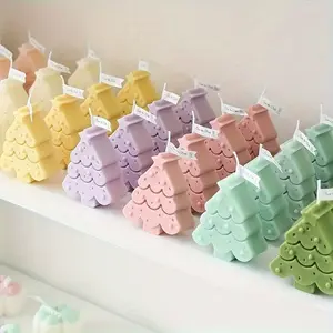 DIY Christmas Candle & Cookie Mold - Silicone Craft Tool For Soy, Beeswax, Candlewax, And Scented Candles - Perfect For Holiday Baking And Valentine's Gift