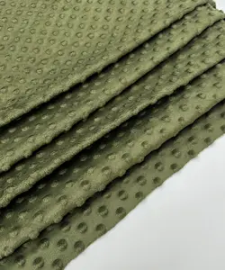 Olive Minky Fabric