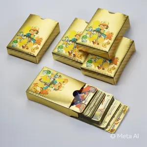 <REPLI.CA> 55PCS Collector Cards Box Set – Premium Gold, Silver, Rainbow & Black Series