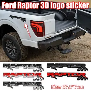 Ford Raptor Car Styling Stickers, Trunk Badge, Letter Logo Decals, Fender Liner Stickers, Side Door Stickers, Body Wrap Set