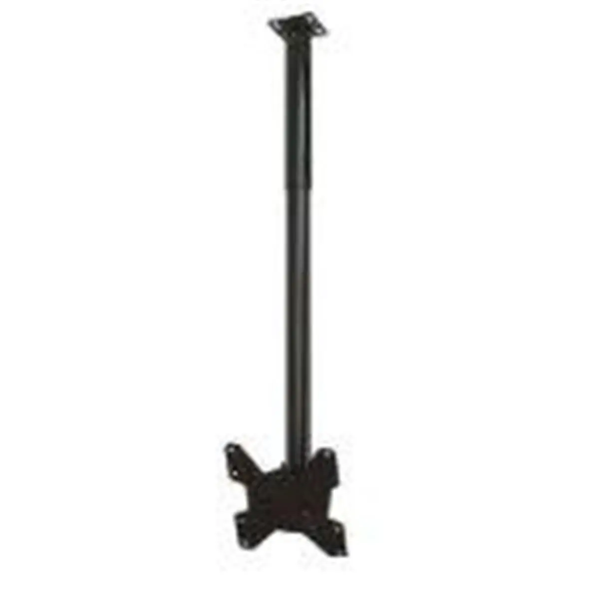 Crimson C37-36A Steel Complete Ceiling Installation Kit for 13 in-37 in Flat Panel Screens, Adjustable 2 ft-3 ft Drop, Single Joist, VESA Compatible 75 x 75 mm/100 x 100 mm, 1.5 in. NPT Thread Compatible, Adapter, Cable