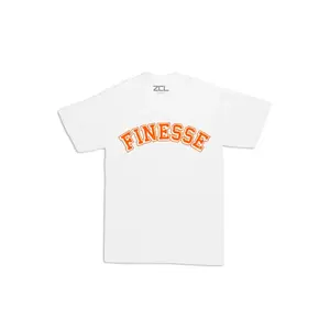 Oversized Finesse Tee (Orange Logo) Oversized Finesse Tee (Orange Logo)