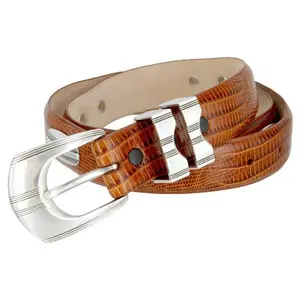Percy Genuine Full-Grain Cowhide Leather Designer Dress Golf Belt 1-1/8"(30mm) Wide
