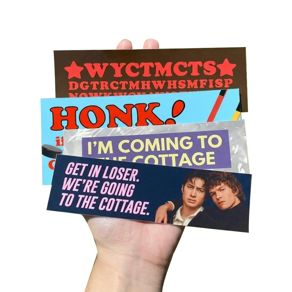 Heated Rivalry Car Magnet 10" x 3" | Hockey Romance BookTok Quote | Rivals to Lovers Funny Gift