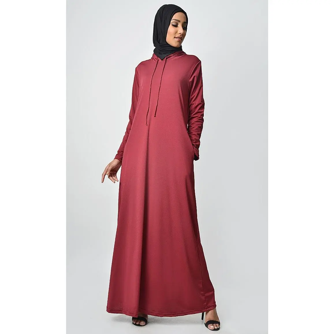 Your Casual Wear Basic Hooded Abaya
