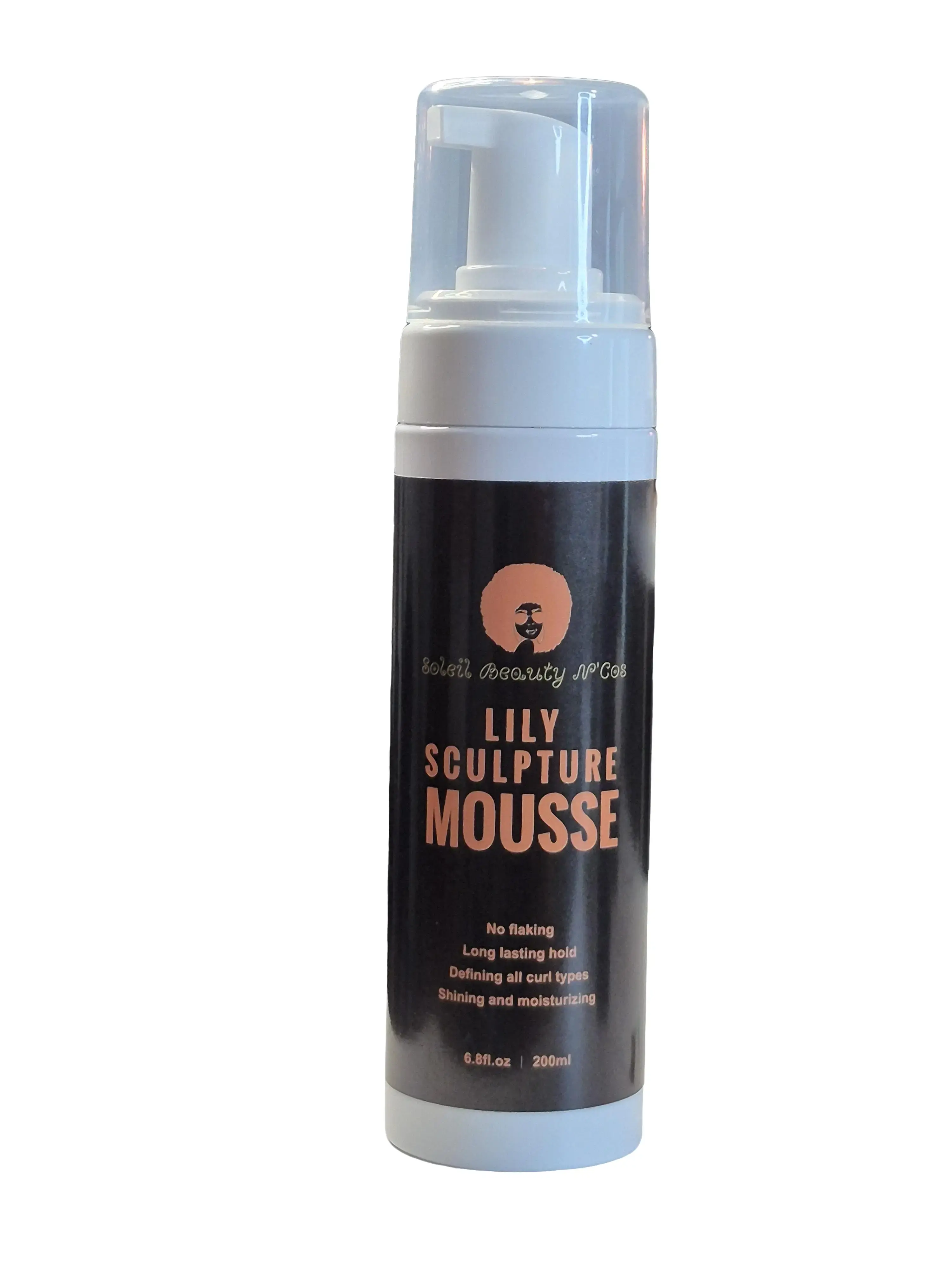 Weightless Curl Mousse for Curly Hair - Haircare Styling Product with Long-Lasting Hold, Taming, Smooth No-Flake Formula for All Curl Types, Unisex, 6.8 fl oz, Lily