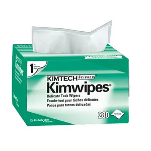212 MAIN Kimtech Science Kimwipe Wiper KCC 34155 - 1-ply, 4.4x8.4 in, White, 280 Count, Antistatic, Disposable Multi-Use