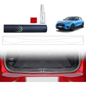 AOSKonology Mustang Mach-E Rear Bumper Protector, Black, 0.0082 inches TPU, Anti-Scratch Film for 2021-2023 Accessories