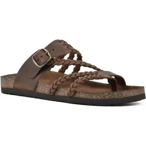 Women's Thong Toe Hayleigh Braided Sandal - Adjustable Buckle, Comfort-Molded Footbed, Women's Shoe & Footwear