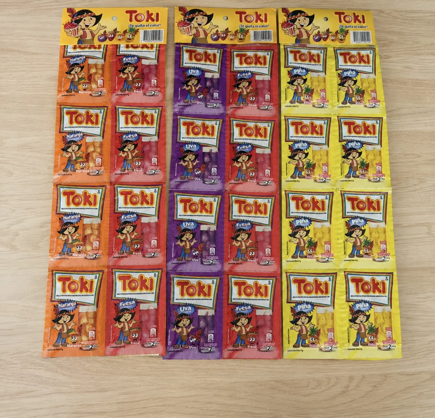 Toki Surtido Tiras Flavor Enhancer, 24-Unit Pack, 0.28 oz Each