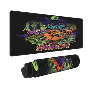 Scooby Doo Mouse Pad with Stitched Edge, Desk Mat Keyboard Pad for Laptop & Computer, Gaming Mousepad, Office & School Accessory, Trending TikTok