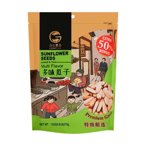 GONGHE Flavored Sunflower Seeds 13.2oz - Crunchy & Delicious Snack
