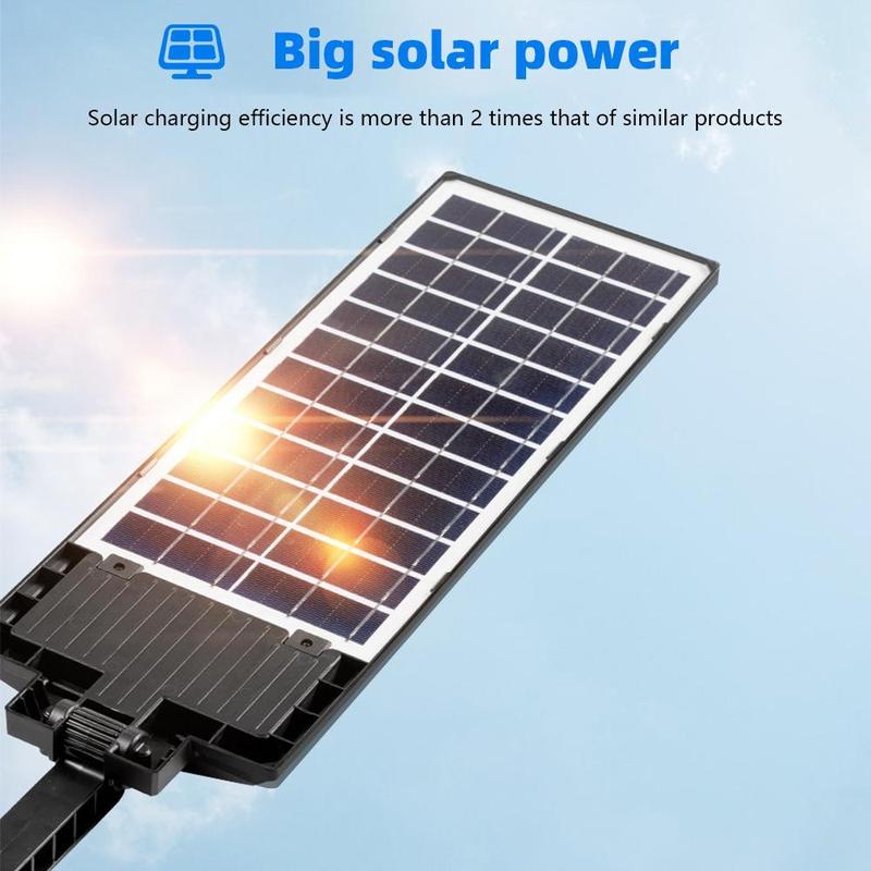 Solar Street Light Outdoor Solar Parking Lot Light, LED Wide Angle Lamp with Motion Sensor IP67 Waterproof Commercial Lighting Solar Street Light Outdoor Solar Parking Lot Light, LED Wide Angle Lamp with Motion Sensor IP67 Waterproof Commercial Lighting