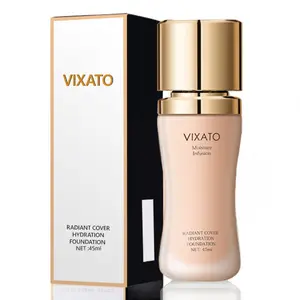 Liquid Foundation - Full Coverage, Soft Matte, Longwear, Waterproof, Sweat-Proof, Silicone-Free Blurring Foundation