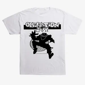 Vintage Operation Ivy Band New White T-Shirt Unisex Cotton Fabric Tee Full Size