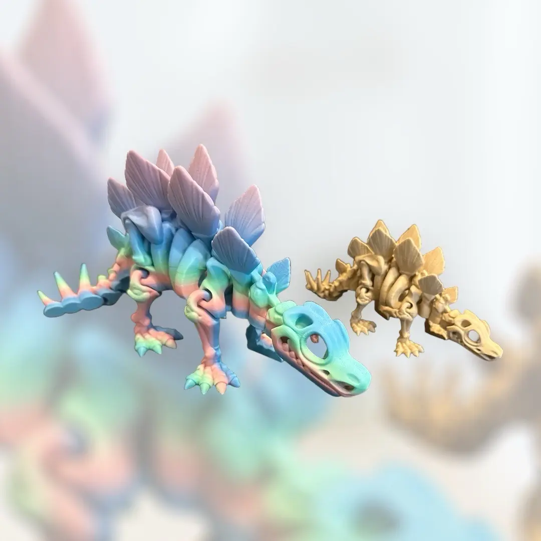 Crush Fully Articulated Skeleton Stegosaurus - Customizable & Unique