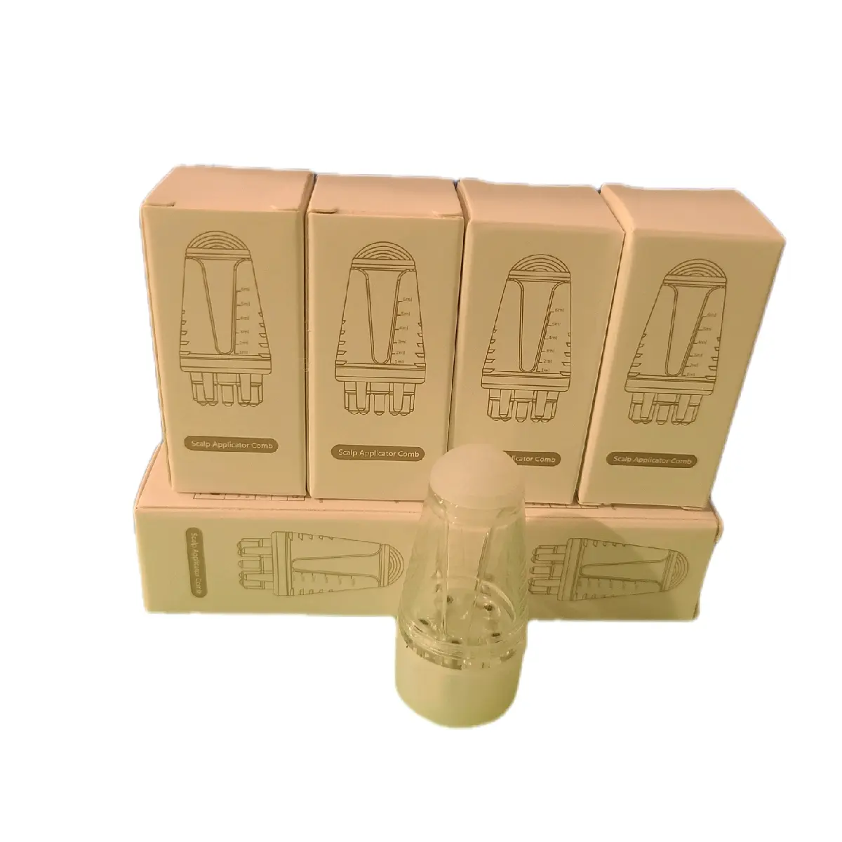 Scalp Applicator Comb + oil applicator comb