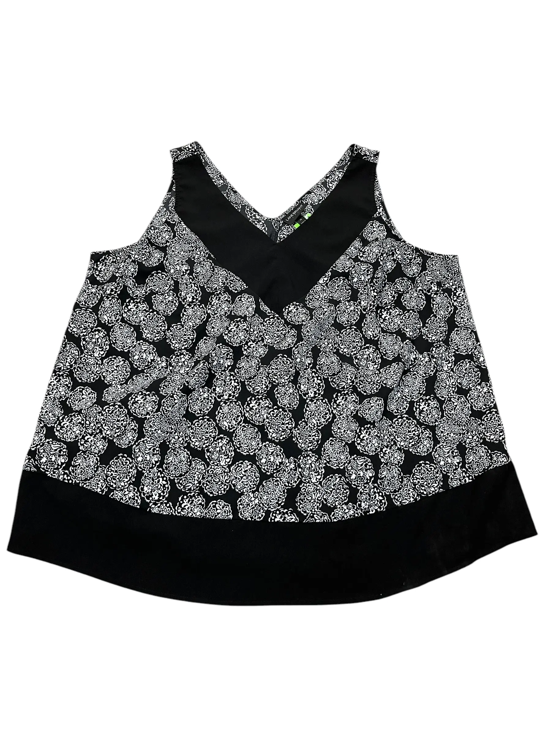 Top Sleeveless Basic By Lane Bryant In Black, Size:L