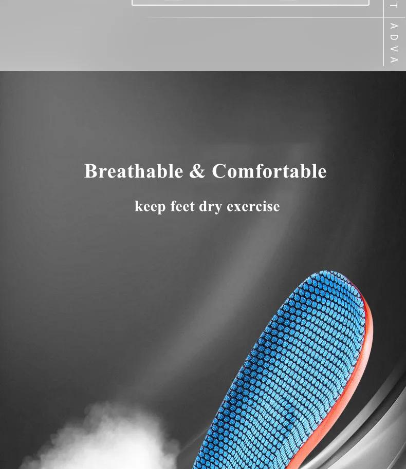 Orthopedic Insoles for Shoes Men Women Brand Arch Support Air Insole for Feet Shock-absorbing Baskets Sport Running Shoe insole