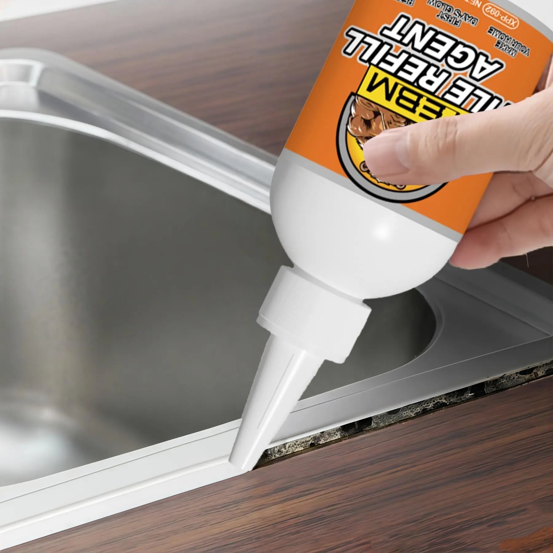 Waterproof Fast-Drying Tile Grout Sealant, Multi-Functional Bathroom Kitchen RV Sealing Adhesive, Effective Gap Filler, Anti-Mold Quick Dry Glue