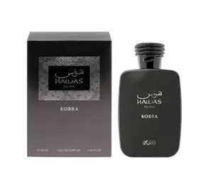 Rasasi Hawas kobra Eau De Parfum for Men 3.4 FL.Oz Long Lasting Arabian Fragrance