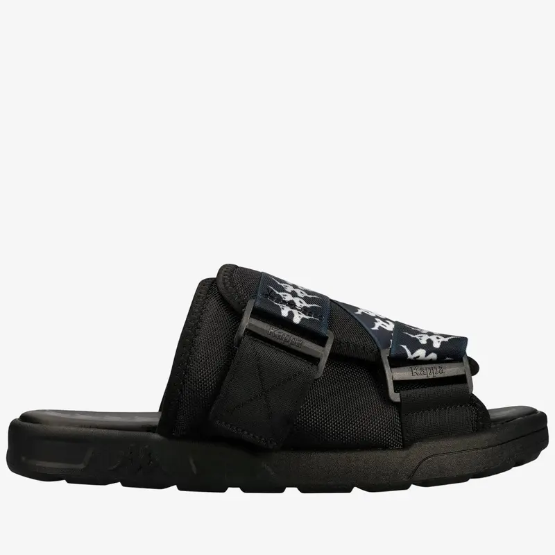Unisex 222 Banda Mitel 1 Classic Sandals - Black White, Casual Slides, B Slides, Flat Slippers, Walking Shoes for Men & Women