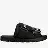 Unisex 222 Banda Mitel 1 Classic Sandals - Black White, Casual Slides, B Slides, Flat Slippers, Walking Shoes for Men & Women