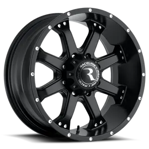 Raceline 991B Assault 17x9in / 8x165.1 BP / -12mm Offset / 125.2mm Bore - Satin Black Wheel