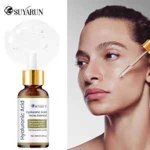 SUYARUN Hyaluronic Acid Hydrating Face Serum with Niacinamide + Vitamin B5 Moisturizes and Softens Skin Smoothes and Conditions Skin Improves Elasticity Facial Skincare for Women and Men Suitable for Dry and Sensitive Skin Daily Skincare