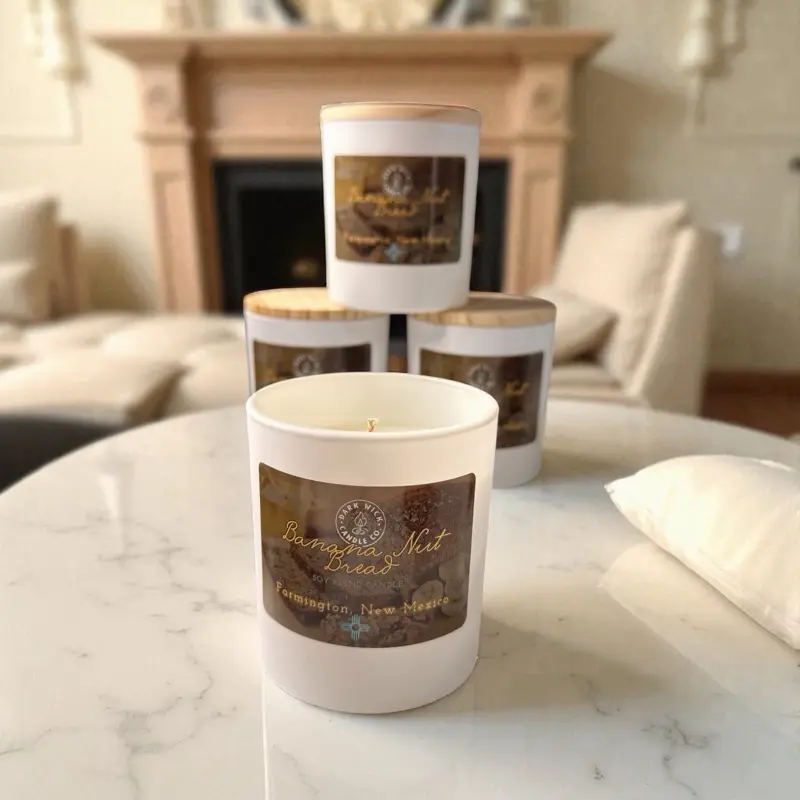 Banana nut bread 10oz Candle jar tiktok candles Banana nut bread 10oz Candle jar tiktok candles