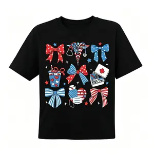 Nurse Patriotic Bow Tee | Stars & Stripes Medical Vibe