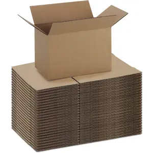 6x4x4 Shipping Boxes Set of 25, Corrugated Cardboard Mailing Packaging Moving Box for Packaging