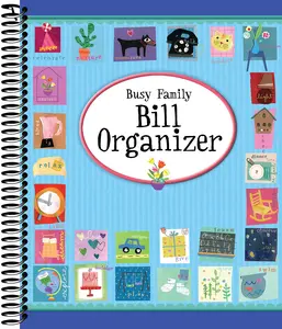 Busy Family Bill Organizer -- New Seasons - Spiral