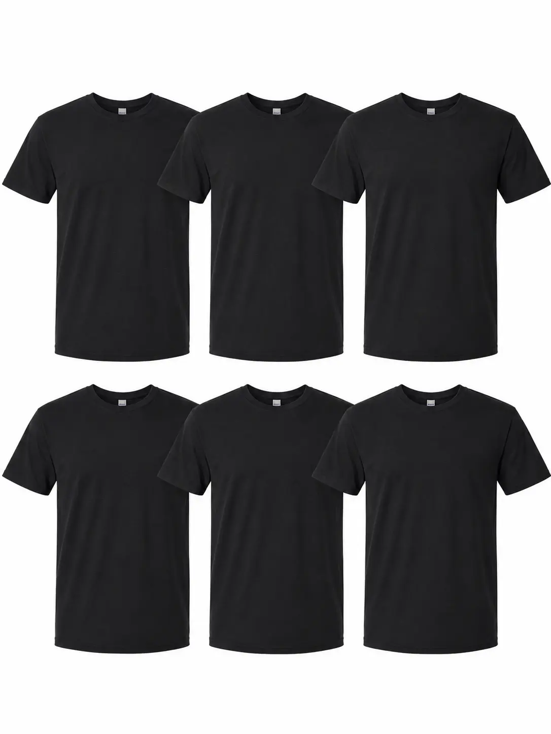 Gildan Softstyle Men T-Shirt 6-Pack -  Blank Shirts for DTF, HTV & Screen Printing