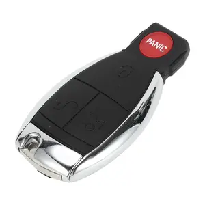 Key Shell Case Keyless Entry Remote Key Fob Replacement for Mercedes C300 E350 E550 ML350 for AMG GL450 S550 E320 ml CL SL SLK GLK 08-11 4 Buttons