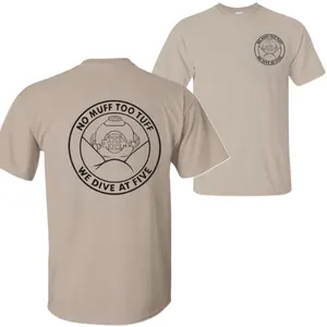 No Muff Too Tuff Shirt, Deep Sea Diver Helmet Graphic Tee, Bold Statement Shirt for Men, Dark Humor Diver Tee, Nautical Vibe, Gift for Divers