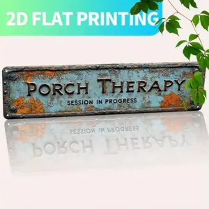 Vintage Metal Wall Art with UV Printing & Pre-Drilled Holes Frameless Gothic Living Room Bedroom Bathroom Kitchen Decor Halloween Fall Christmas Ideal Vintage Metal Sign