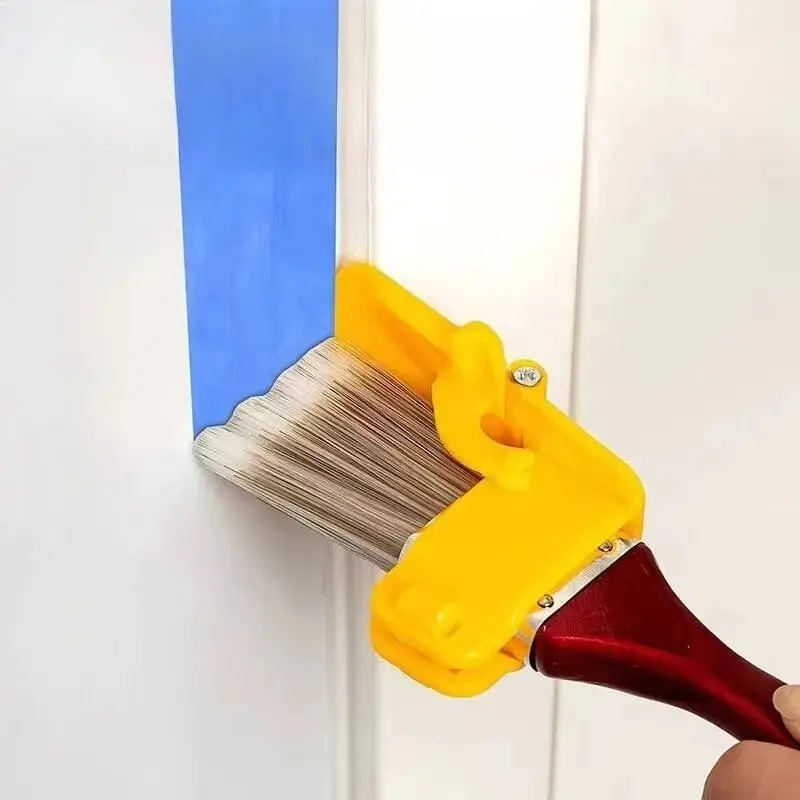 Professional Corner Paint Brush for Walls & Ceilings - Handheld Edger Tool with Clean Cut for Latex Paint, Ideal for Indoor/Outr