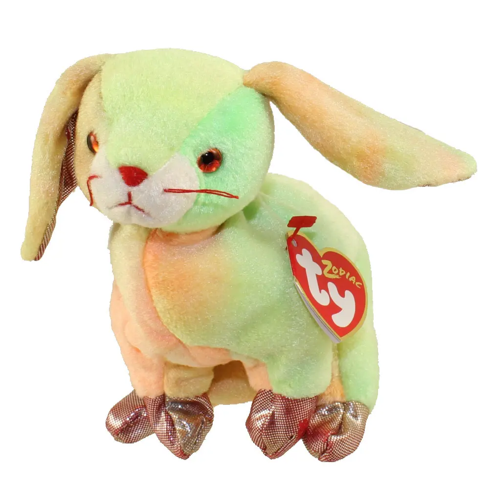 TY Beanie Baby - THE RABBIT Chinese Zodiac (6.5 inch) - MWMTs
